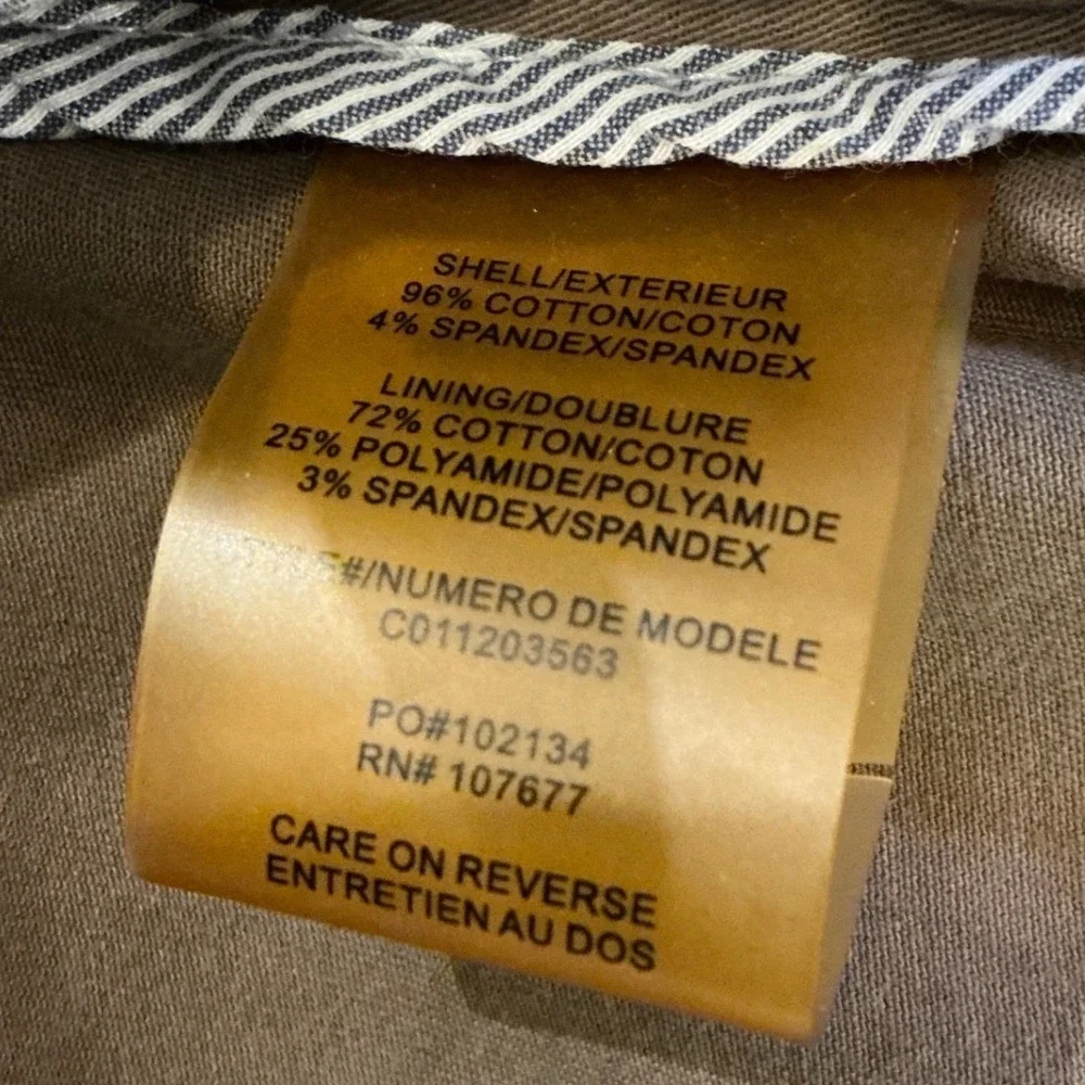 Alice + Olivia Khaki Utility Jacket Drawstring Waist Cargo Pockets Military - Picture 4 of 11